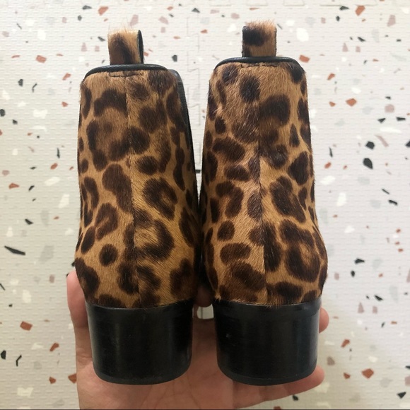 Marc Fisher Yale Leopard-Print Chelsea Boots - Picture 8 of 11